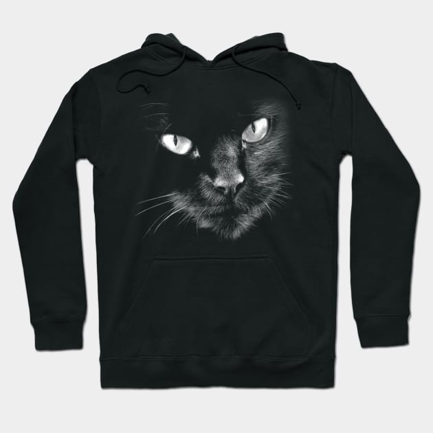 Black Cats Rule - Hello Darkness Hoodie by GritFX